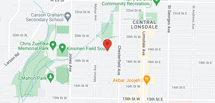 map of 1 231 W 19TH STREET